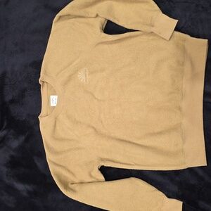 Billabong Women's Tan Crew Neck Sweater